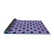 Sideview of Oriental Blue Modern Rug, abs268blu