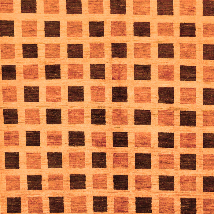 Machine Washable Oriental Orange Modern Area Rugs, wshabs268org
