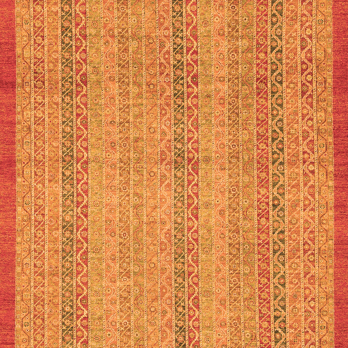 Machine Washable Abstract Orange Modern Area Rugs, wshabs2690org