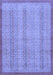 Abstract Blue Modern Rug, abs2690blu