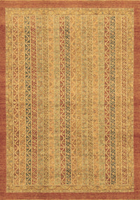 Abstract Brown Modern Rug, abs2690brn