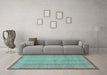 Machine Washable Abstract Light Blue Modern Rug in a Living Room, wshabs2690lblu