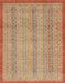 Abstract Orange Modern Rug, abs2690