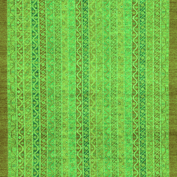 Abstract Green Modern Rug, abs2690grn