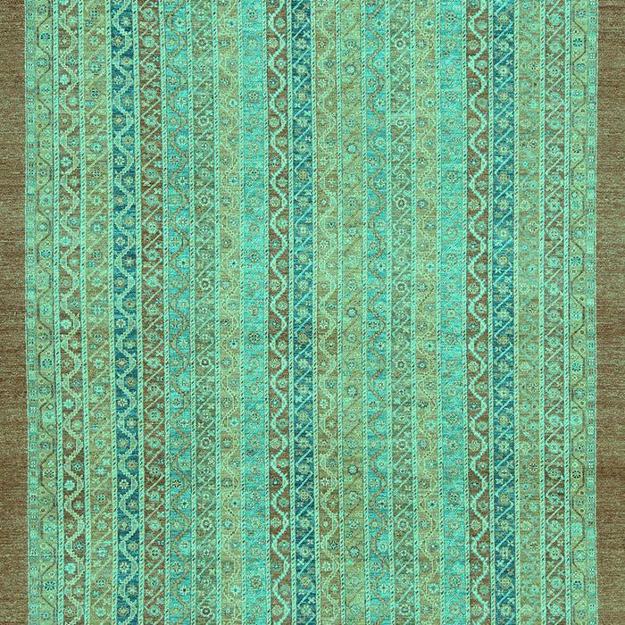 Abstract Turquoise Modern Rug, abs2690turq