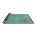 Sideview of Abstract Light Blue Modern Rug, abs2690lblu