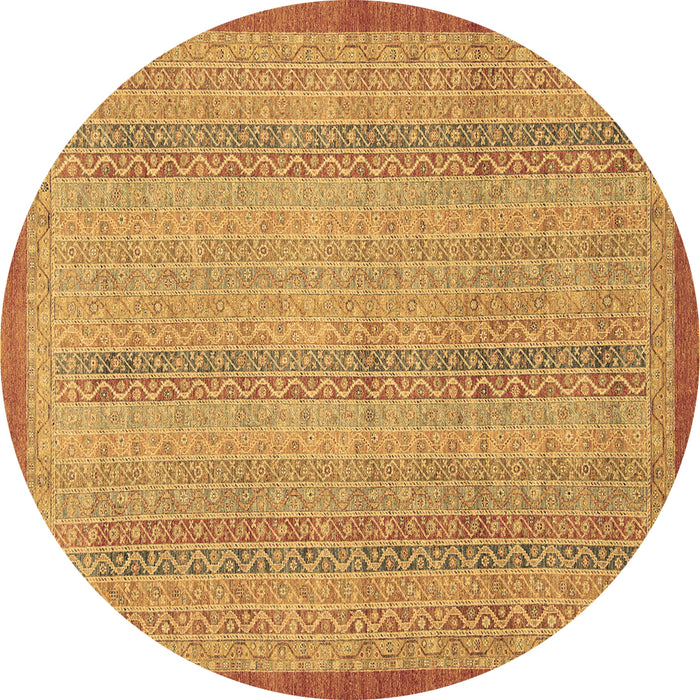 Round Machine Washable Abstract Brown Modern Rug, wshabs2690brn