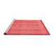 Modern Red Washable Rugs