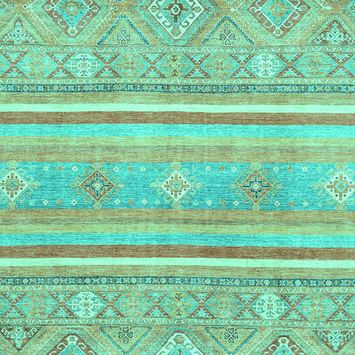 Abstract Turquoise Modern Rug, abs2691turq