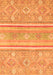 Abstract Orange Modern Rug, abs2691org