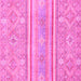 Square Abstract Pink Modern Rug, abs2691pnk