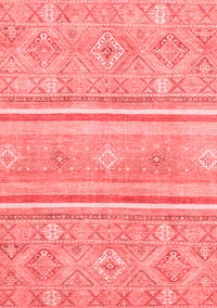 Abstract Red Modern Rug, abs2691red