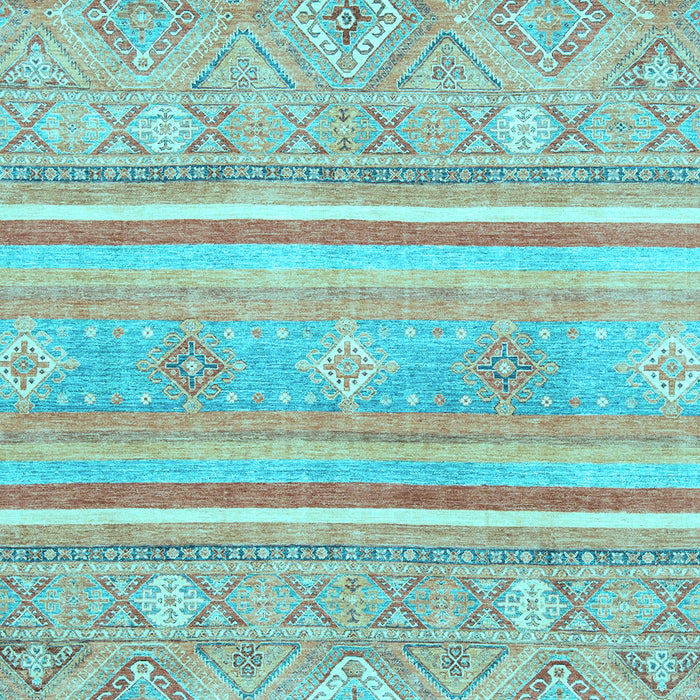 Abstract Light Blue Modern Rug, abs2691lblu