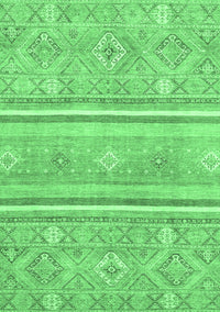 Abstract Emerald Green Modern Rug, abs2691emgrn