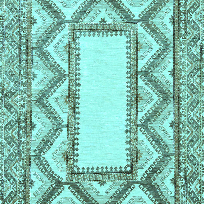 Abstract Light Blue Modern Rug, abs2692lblu