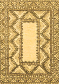 Abstract Brown Modern Rug, abs2692brn