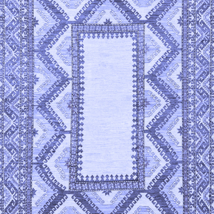 Abstract Blue Modern Rug, abs2692blu