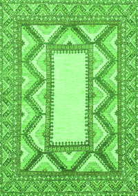 Abstract Green Modern Rug, abs2692grn