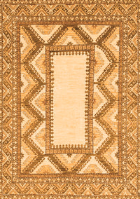 Abstract Orange Modern Rug, abs2692org