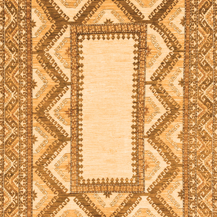 Abstract Orange Modern Rug, abs2692org