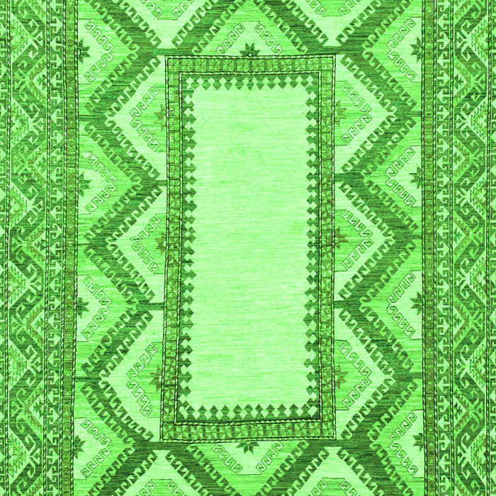 Machine Washable Abstract Green Modern Area Rugs, wshabs2692grn