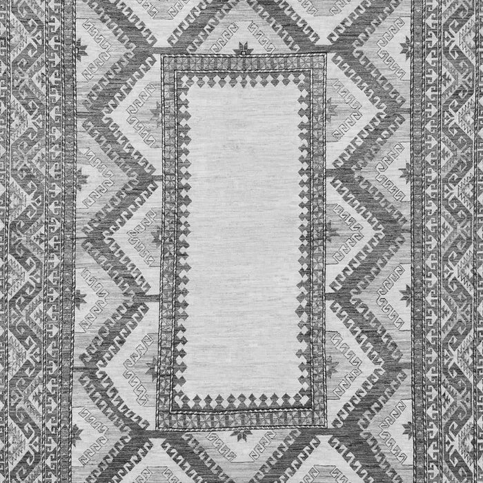 Machine Washable Abstract Gray Modern Rug, wshabs2692gry