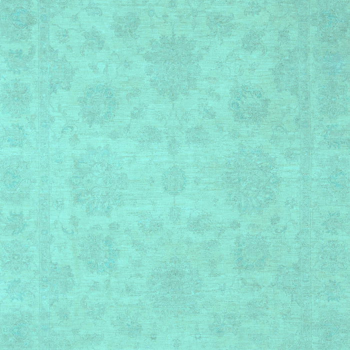 Machine Washable Oriental Light Blue Traditional Rug, wshabs2693lblu
