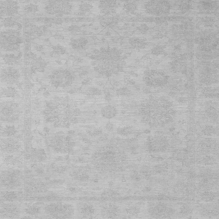 Square Oriental Gray Traditional Rug, abs2693gry