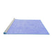 Sideview of Machine Washable Oriental Blue Traditional Rug, wshabs2693blu