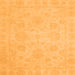 Square Oriental Orange Traditional Rug, abs2693org