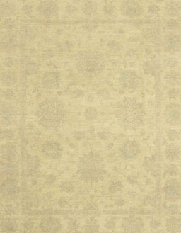 Abstract Mustard Yellow Oriental Rug, abs2693