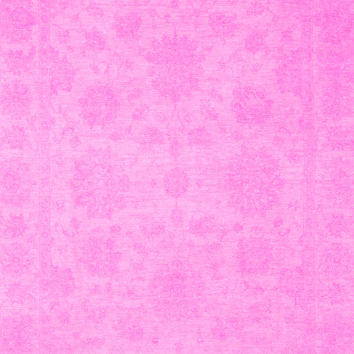 Machine Washable Oriental Pink Traditional Rug, wshabs2693pnk