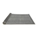 Sideview of Abstract Gray Modern Rug, abs2694gry