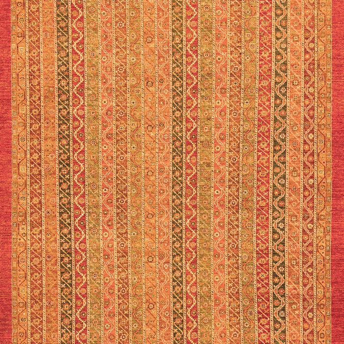 Abstract Orange Modern Rug, abs2694org