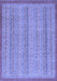 Abstract Blue Modern Rug, abs2694blu