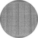 Round Machine Washable Abstract Gray Modern Rug, wshabs2694gry