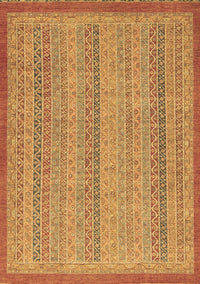 Abstract Brown Modern Rug, abs2694brn