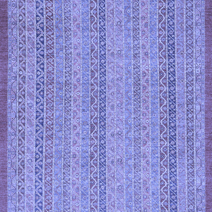 Machine Washable Abstract Blue Modern Rug, wshabs2694blu
