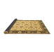 Sideview of Oriental Brown Traditional Rug, abs2695brn