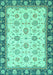 Oriental Turquoise Traditional Rug, abs2695turq