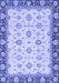 Machine Washable Oriental Blue Traditional Rug, wshabs2695blu