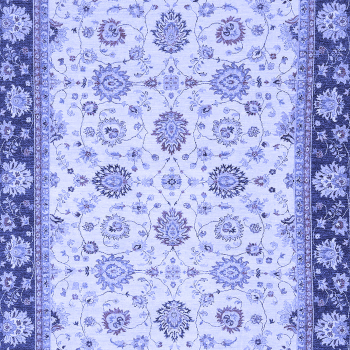 Machine Washable Oriental Blue Traditional Rug, wshabs2695blu