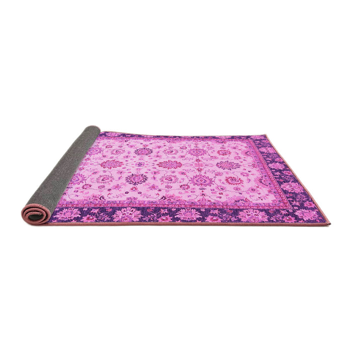 Sideview of Oriental Pink Traditional Rug, abs2695pnk