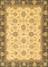 Machine Washable Oriental Brown Traditional Rug, wshabs2695brn