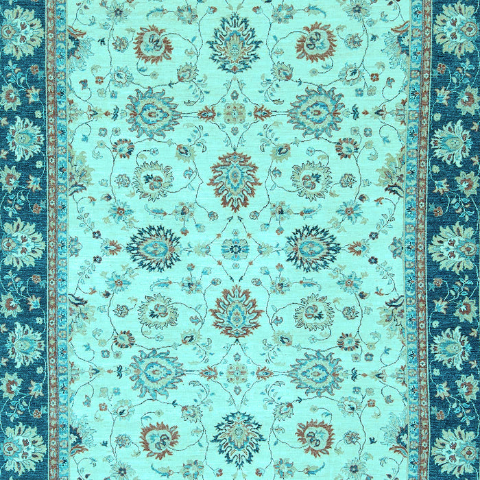Oriental Light Blue Traditional Rug, abs2695lblu