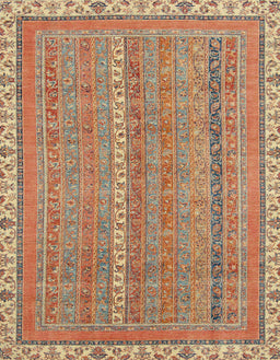Abstract Red Modern Rug, abs2696