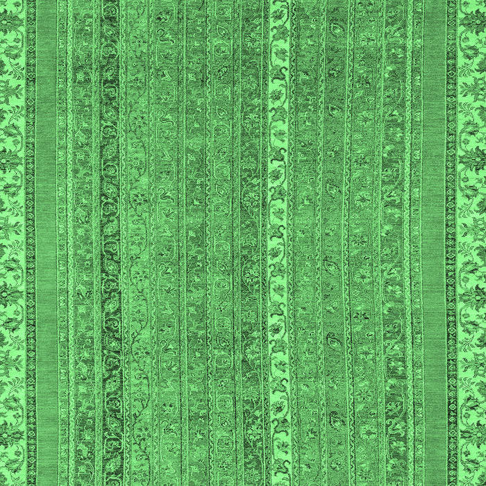 Machine Washable Abstract Emerald Green Modern Area Rugs, wshabs2696emgrn
