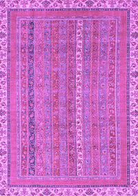 Abstract Purple Modern Rug, abs2696pur