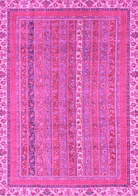 Abstract Pink Modern Rug, abs2696pnk