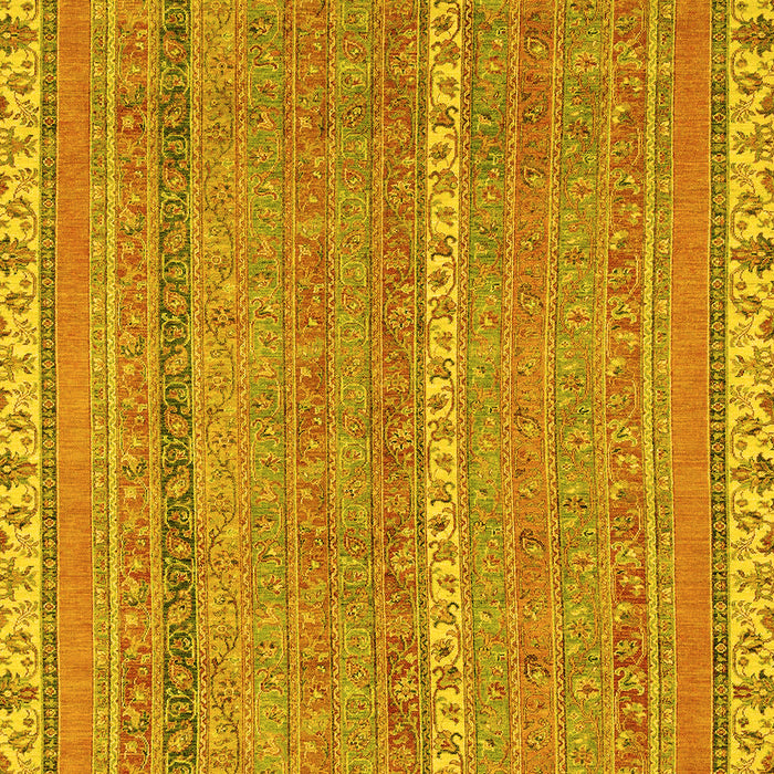 Machine Washable Abstract Yellow Modern Rug, wshabs2696yw